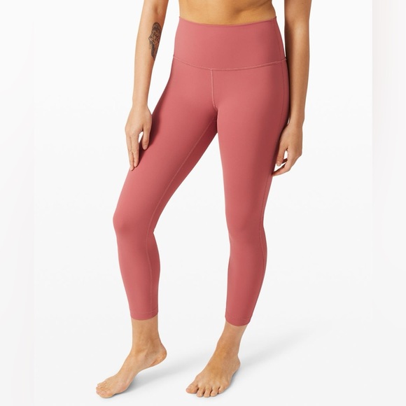 lululemon athletica Pants - NWT Lululemon Wunder Under Train High Rise Tight Legging 25" Briar Rose size 8